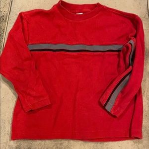 GAP Factory Red Cotton Top with Stripe